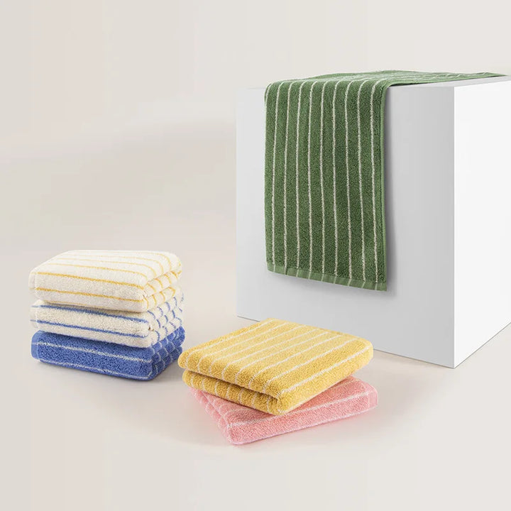 Retro Striped Cotton Towel | Bowlift