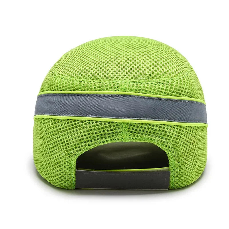Red Work Safety Bump Cap - Safety Helmet with Hard ABS Inner Core for Head Protection at Home, Work, and Factory Bowlift