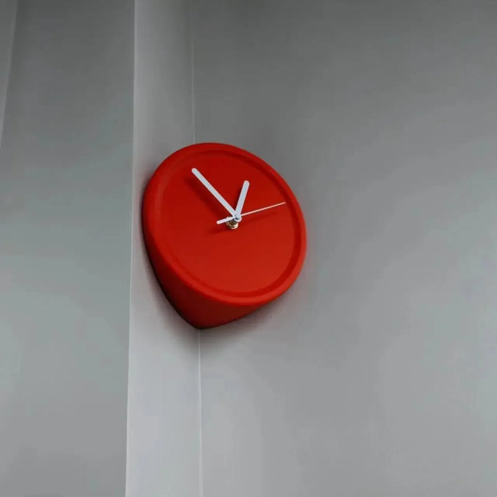SilentCorner Clock - Stylish Silent Wall Clock without Drilling Bowlift