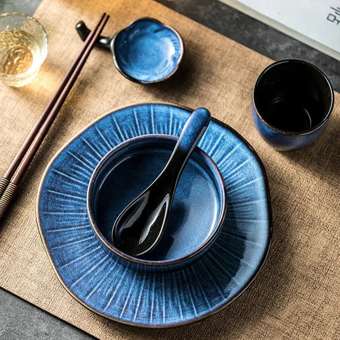 Ikari 5-Piece Dinnerware Set Bowlift