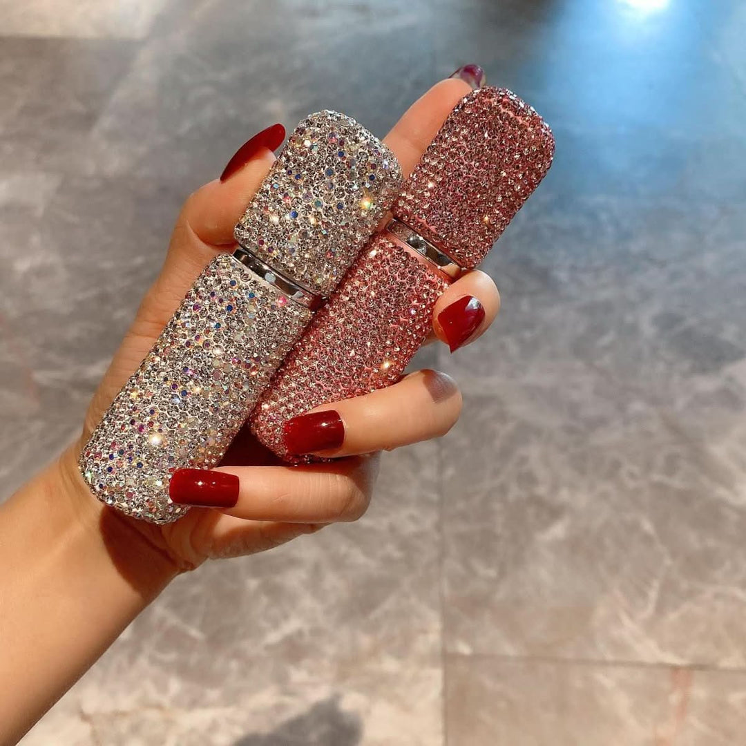 BowLift | Refillable perfume bottle in a luxurious diamond design | 10 ml travel size for on the go