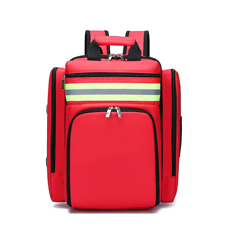 BowLift | Emergency Backpack SafePak Rescue+ | Waterproof & Reflective | For First Aid & Survival | 45×35×15 cm