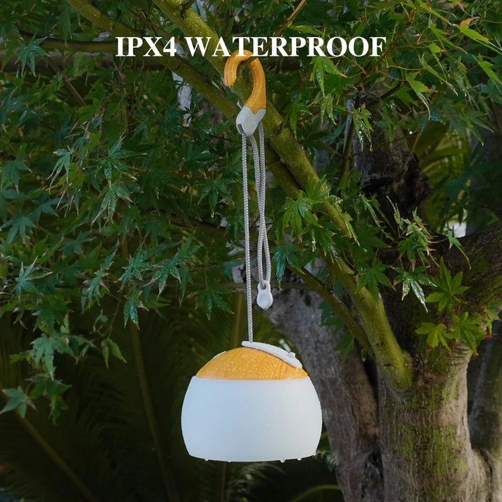 Retro Rechargeable Camping Lamp with USB Bowlift
