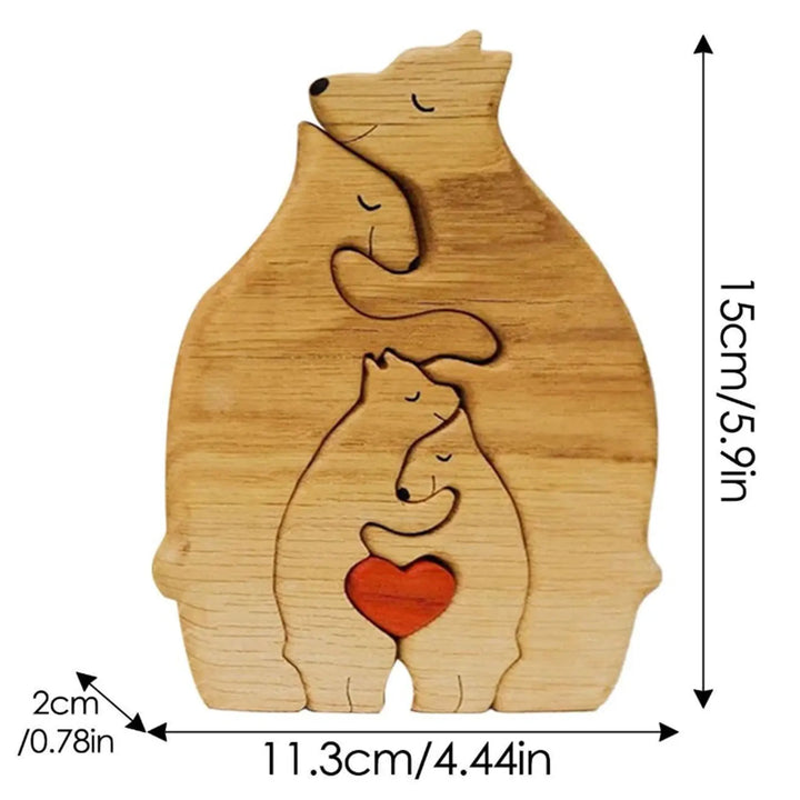 Loving Bears Interlocking Puzzle Decor | Bowlift