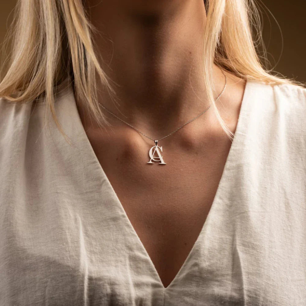 BowLift | Minimal Personalized Monogram Necklace