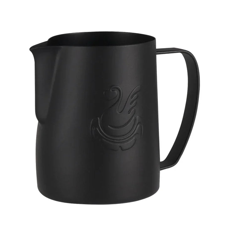 BowLift | 600ml stainless steel coffee pot milk frother cup cream maker espresso latte art tool elegant swan