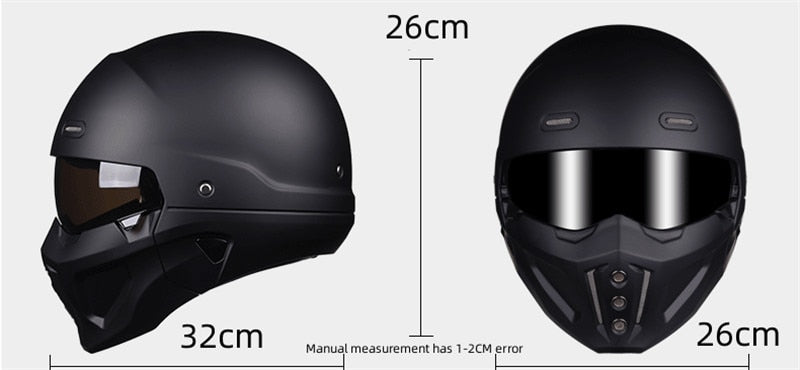 BowLift | Mystic Rider Detachable Full Face Helmet