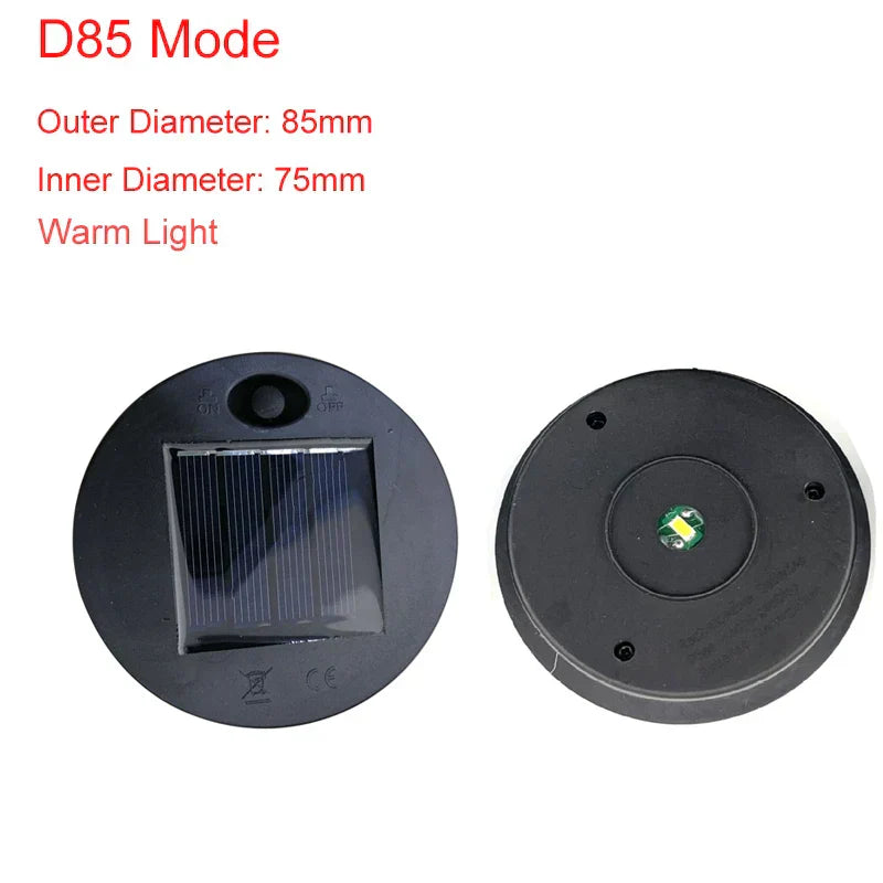 BowLift | GlowJar Solar Deck Lights | Solar Powered | Warm White LED Fairy Lights | For Garden & Balcony