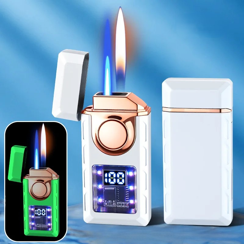Voice Controlled USB Colorful Double Flame Lighter | Bowlift