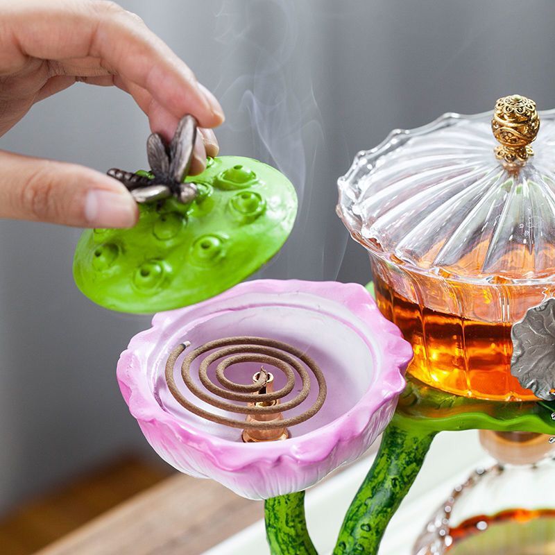 BowLift | Mystic Lotus Incense Teapot