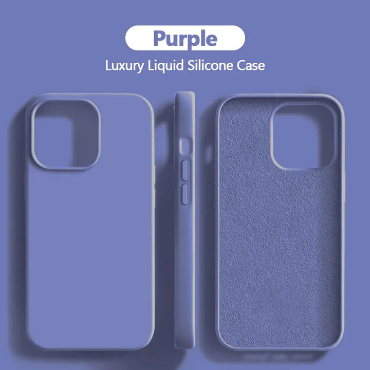 BowLift | Liquid silicone case shockproof for iPhone 15 14 13