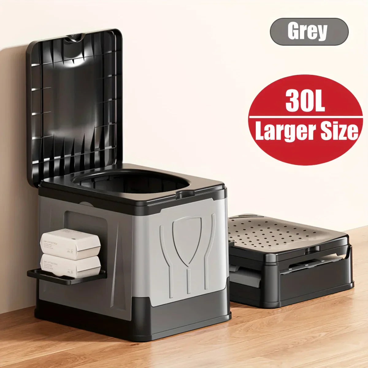 BowLift | GoComfort XL Camping Toilet | Foldable, Hygienic and Practical