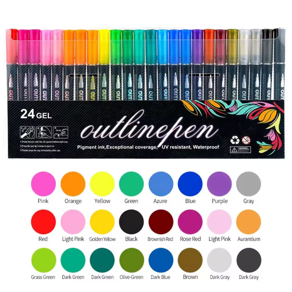 BowLift | SparkleMagic: Dual-Color Pens