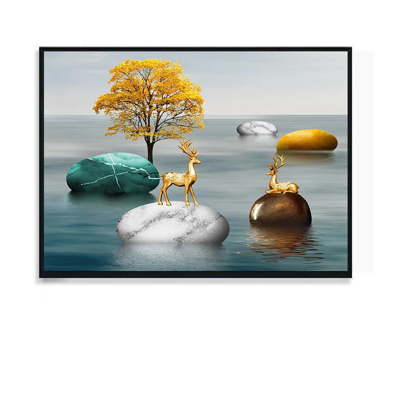 Art View Elegant Canvas Electric Box Cover | Bowlift
