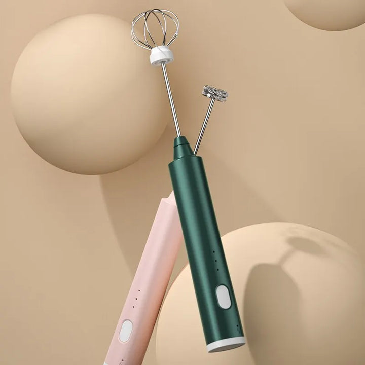BowLift | FROTHORIA Electric Milk Frother & Mixer | Rechargeable | 3 Speeds | 2 Attachments