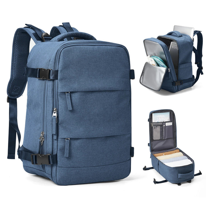 BowLift | Travel Backpack Travomate | Waterproof & Versatile | 15.6" Laptop Compartment | Large Capacity with Wet-Dry Separation