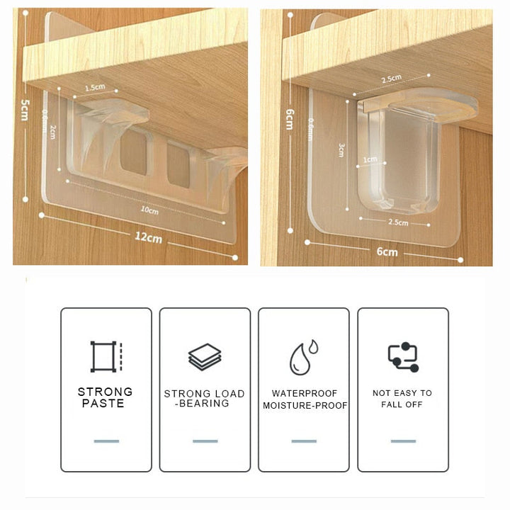 Self-Adhesive Closet Wizard Shelf Support Bracket | Bowlift