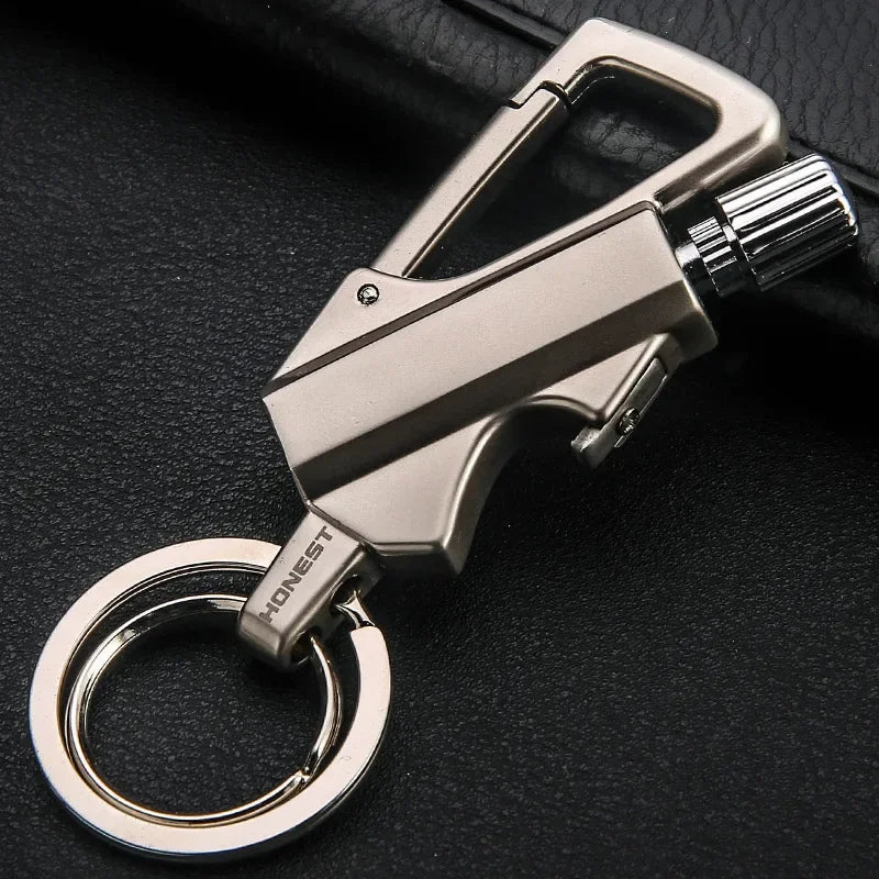 BowLift | FlareKey – Multifunction Keychain Lighter | Windproof Kerosene Lighter for Outdoor & Everyday Use