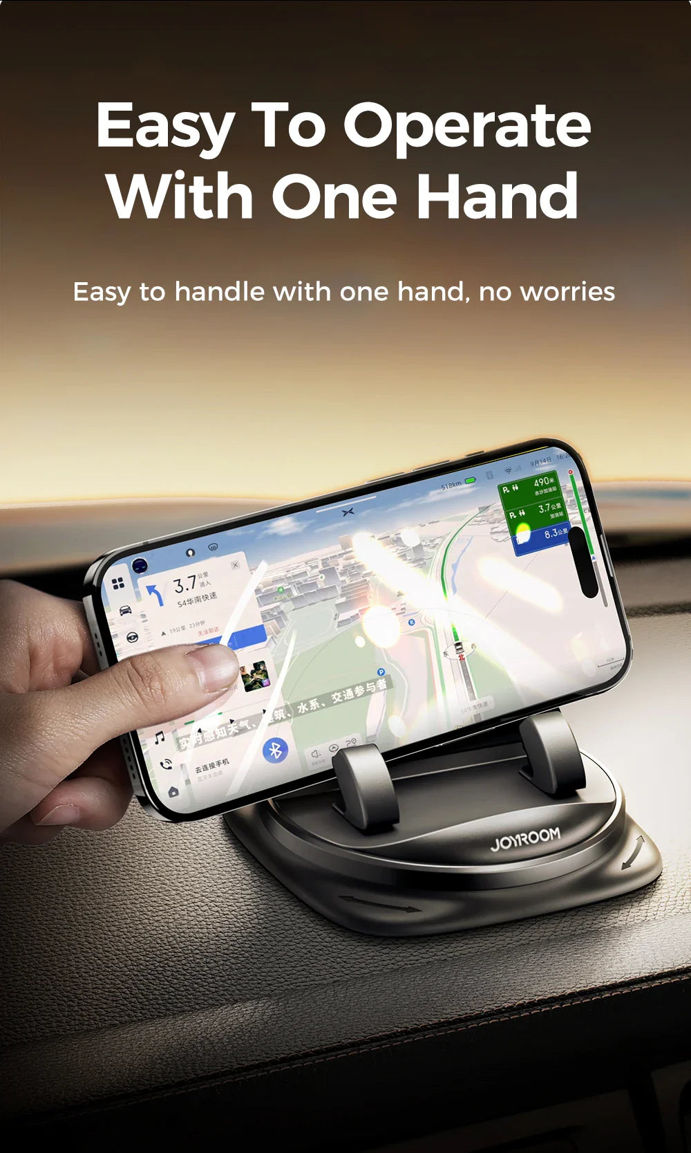 BowLift | Universal 360 Degree Rotating Car Phone Holder