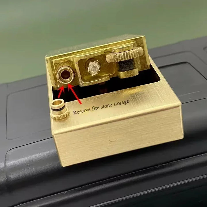 Timeless Brass Matchbox Handmade Kerosene Lighter | Bowlift