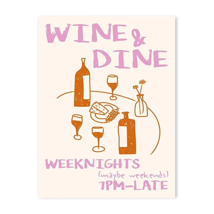 Cin Cheers Wall Art – Aesthetic Cocktail Poster Print | Bowlift