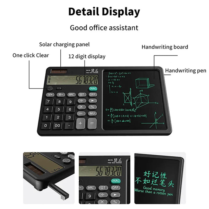 BowLift | Portable Scientific LCD Notepad Calculator