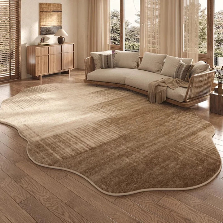 BowLift | Irregular Plush Rug Light Luxury Washable for Bedroom and Living Room