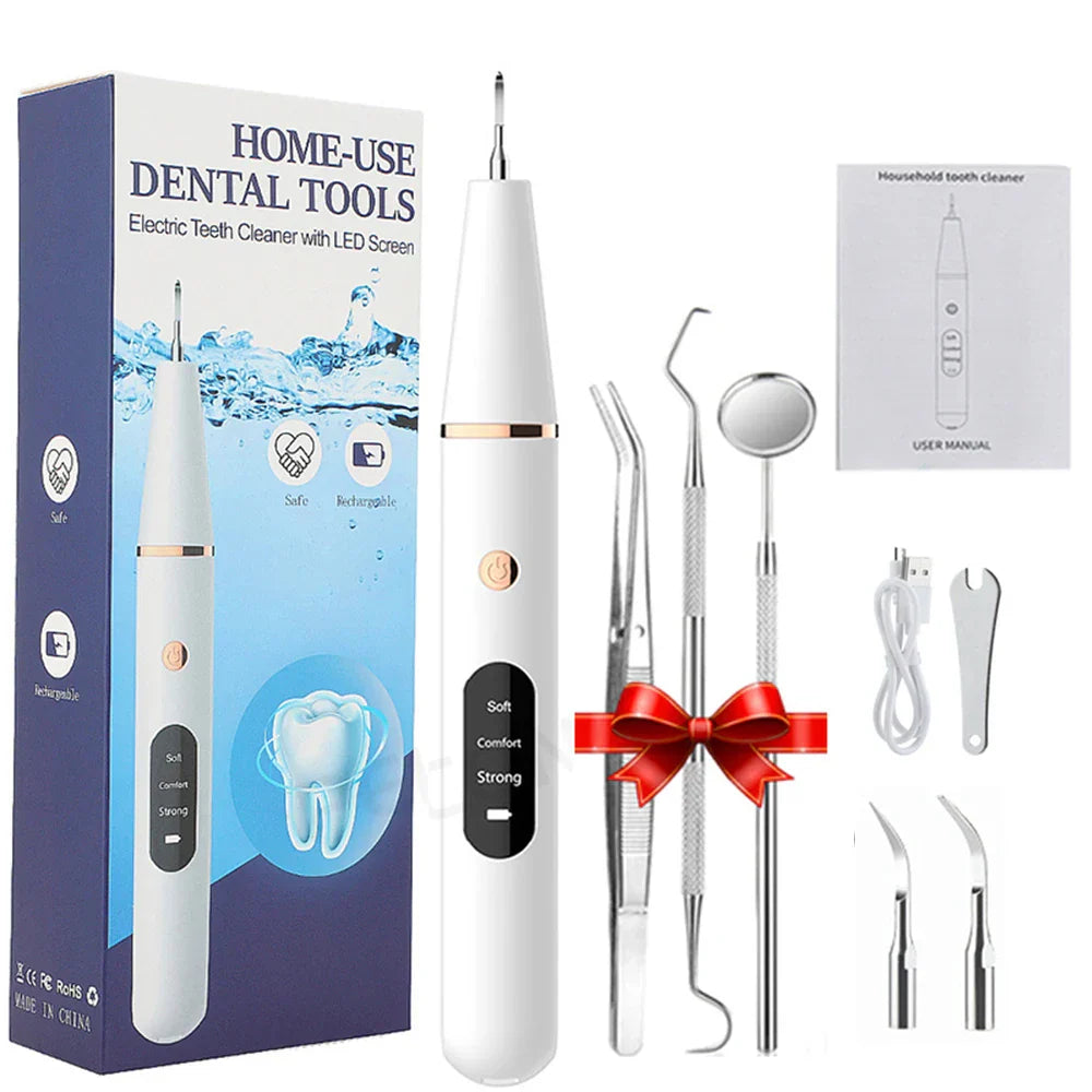BowLift | SmilePro Ultrasonic Tooth Tartar Remover – Effective Plaque Remover for Home