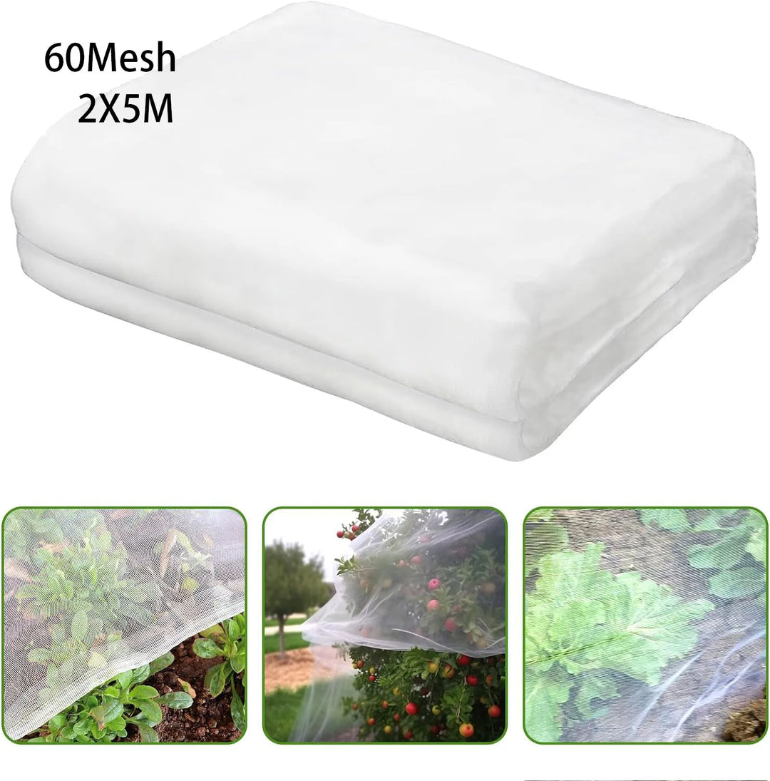 BowLift | GARDIVIA Vegetable Protection Net | High-Density Insect Net Made of Polyethylene | UV Resistant & Breathable | For Raised Beds & Vegetable Cultivation