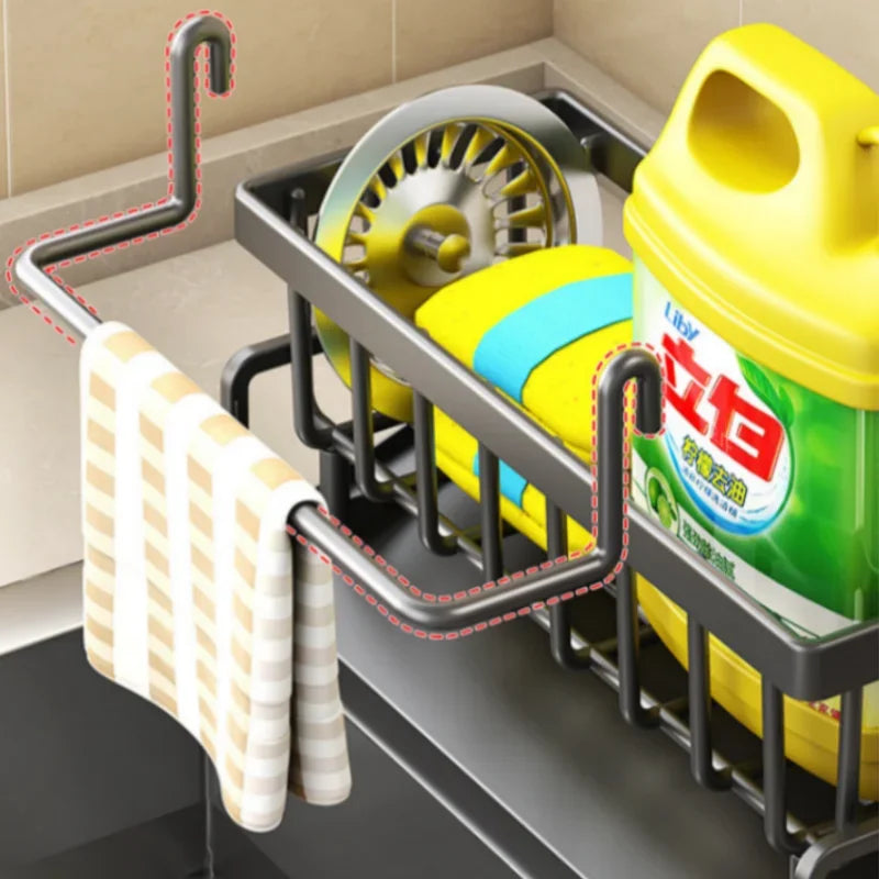 BowLift | Easy Smart Sliding Rack Sink Organizer