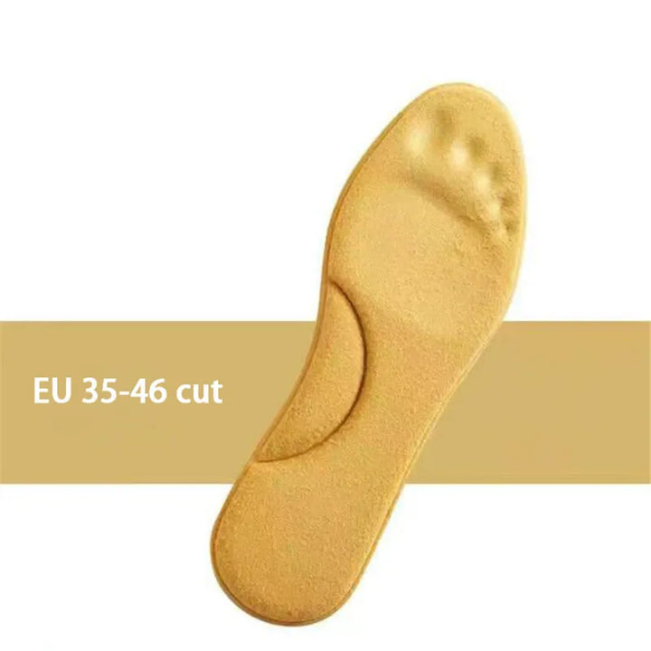 BowLift | Thermostep Self-Heating Insoles | Thermo Insoles with Memory Foam | Constant Heat | For Women & Men | Red / Yellow