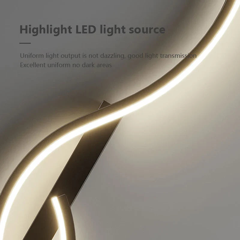 BowLift | LumiStripes | Modern LED Wall Lamp | Minimalist Wall Lamp in Stripe Design | Indoor Lighting for Bedroom & Living Room