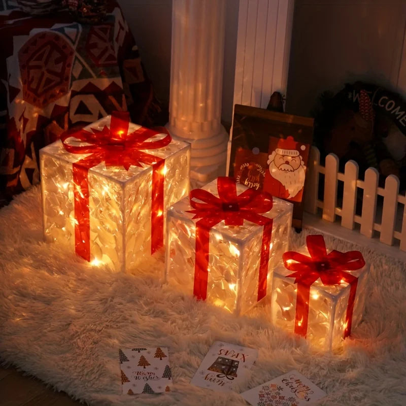 BowLift | Indoor Light-Up Presents (Set of 3)