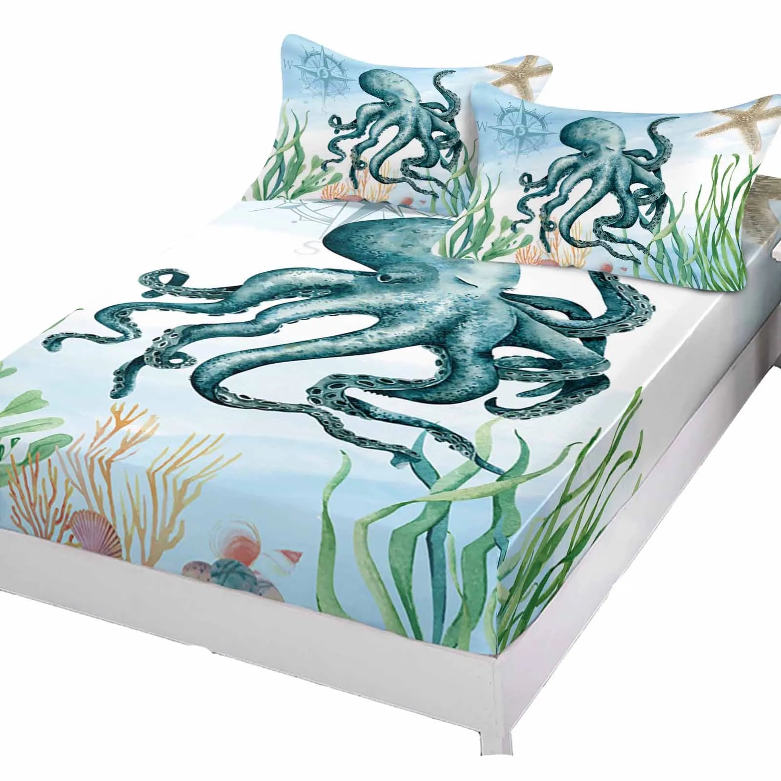 BowLift | 3pcs Octopus Eye Floral Comfortable Duvet Cover Bedding Set