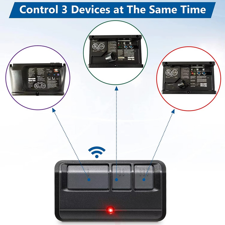 BowLift | Universal Garage Door Remote Opener Compatible with 315MHz and 390MHz Systems