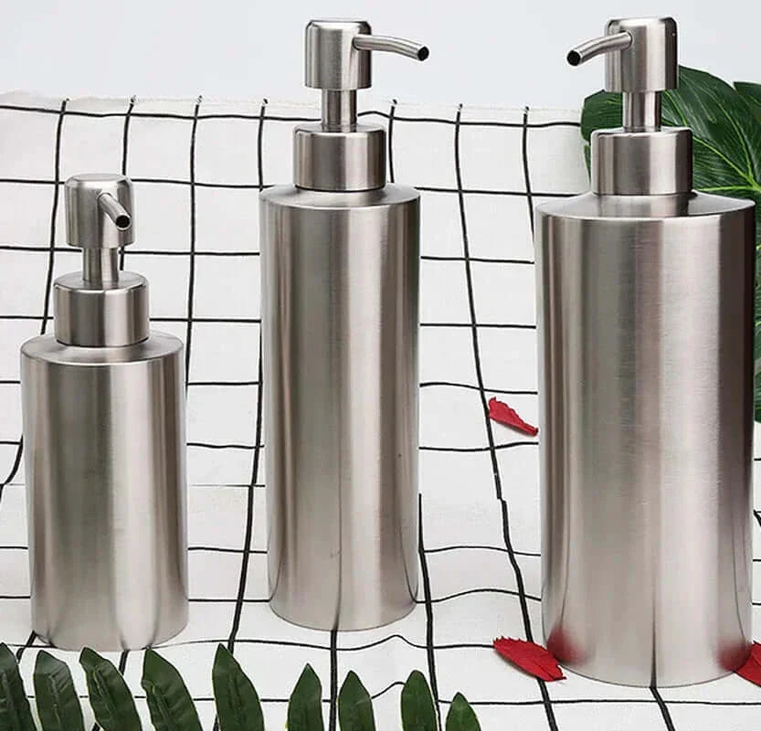 BowLift | Elegant Stainless Steel Hand Pump Soap Dispenser 250ml/350ml/550ml
