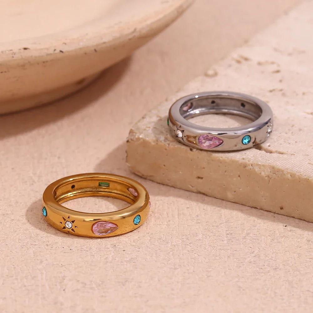 BowLift | 18k Gem Pop Ring