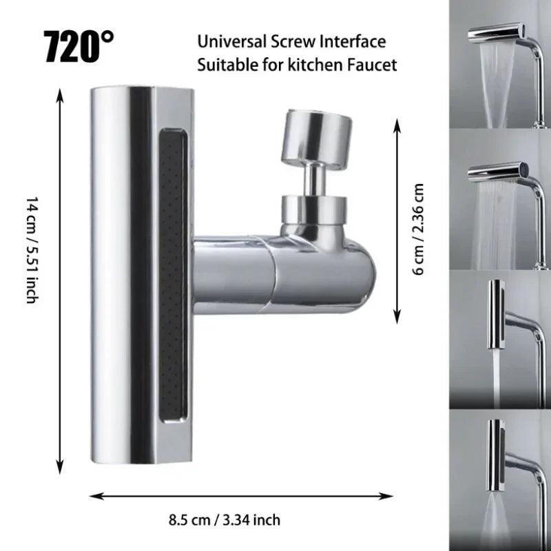 BowLift | Multifunctional Waterfall Modern Kitchen Matte Faucet