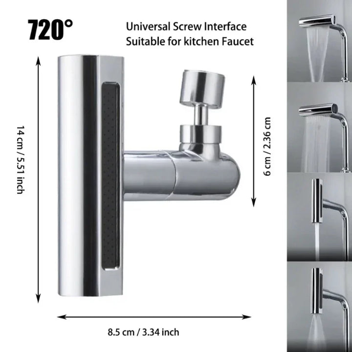 BowLift | Multifunctional Waterfall Modern Kitchen Matte Faucet