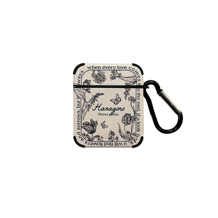 BowLift | Artistic Flower Leather Airpods Case
