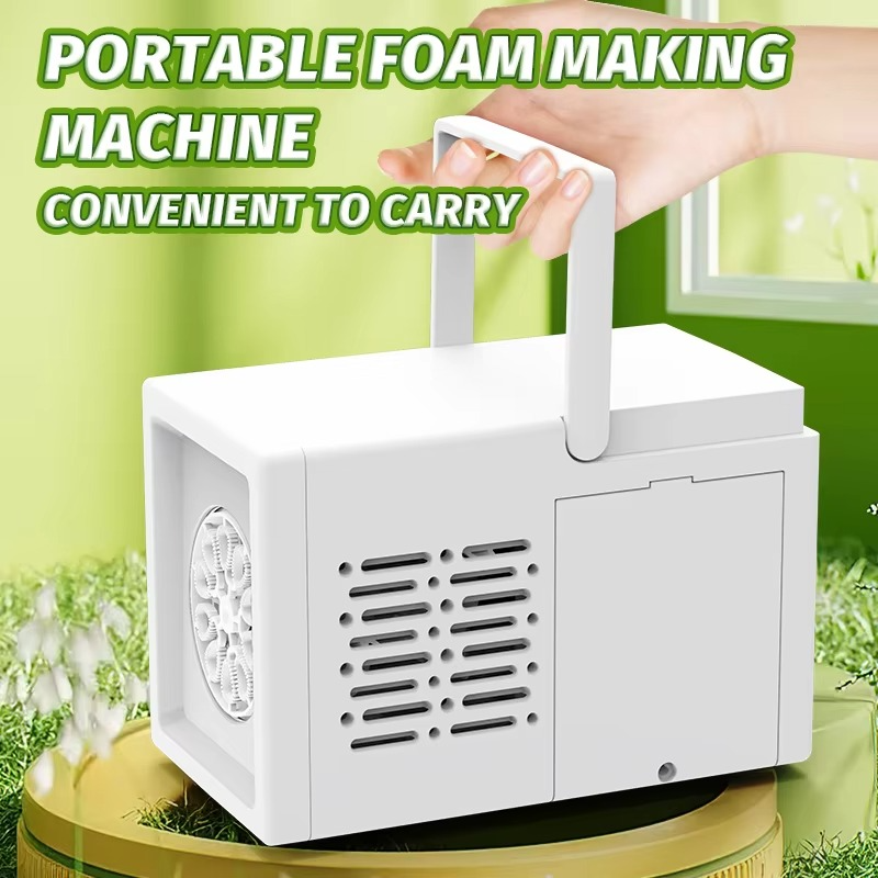 BowLift | 10-Hole Automatic Handheld Bubble Machine Toy for Outdoor Play (No Battery or Bubble Solution)