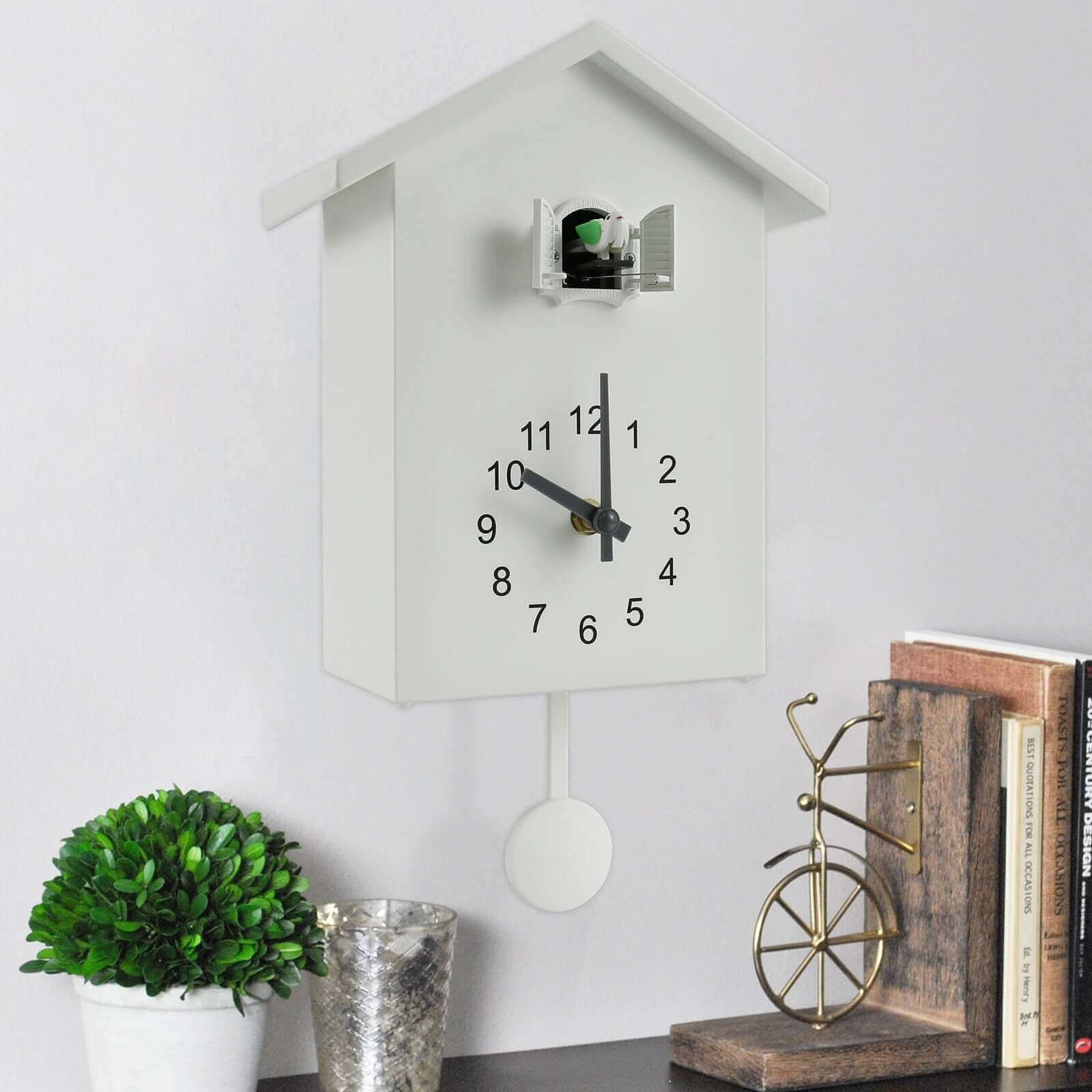 BowLift | Contemporary Cuckoo Quartz Wall Clock