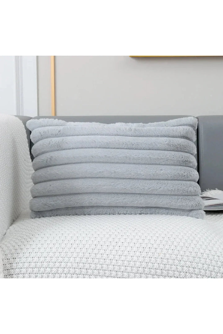 White plush pillow cover | Bowlift