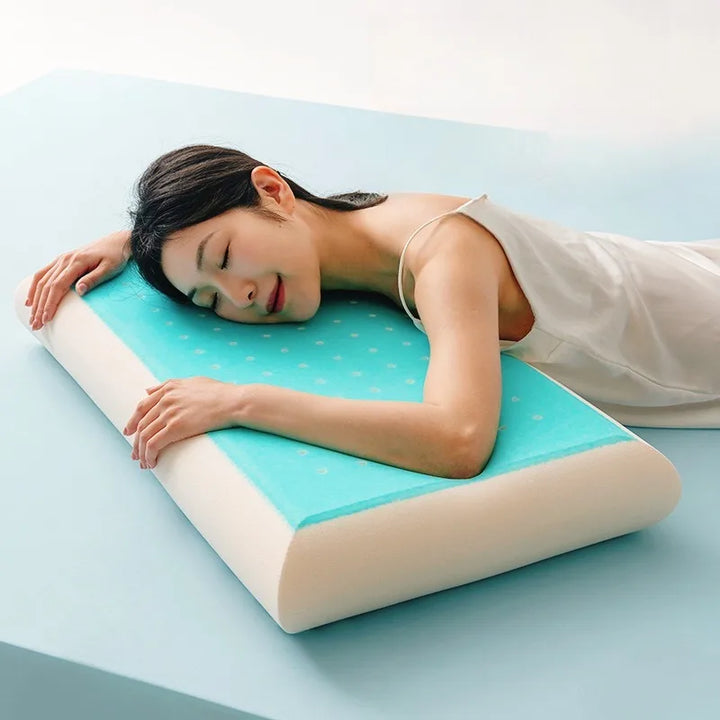 Cooling Gel Memory Foam Neck Support Pillow | Bowlift