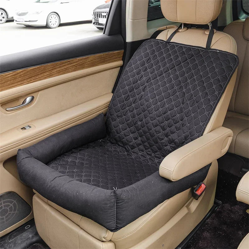 BowLift | Pawmodo Waterproof Dog Car Seat Cover | Portable Travel Bed for Car | Anti-Soil | For Small & Medium Dogs