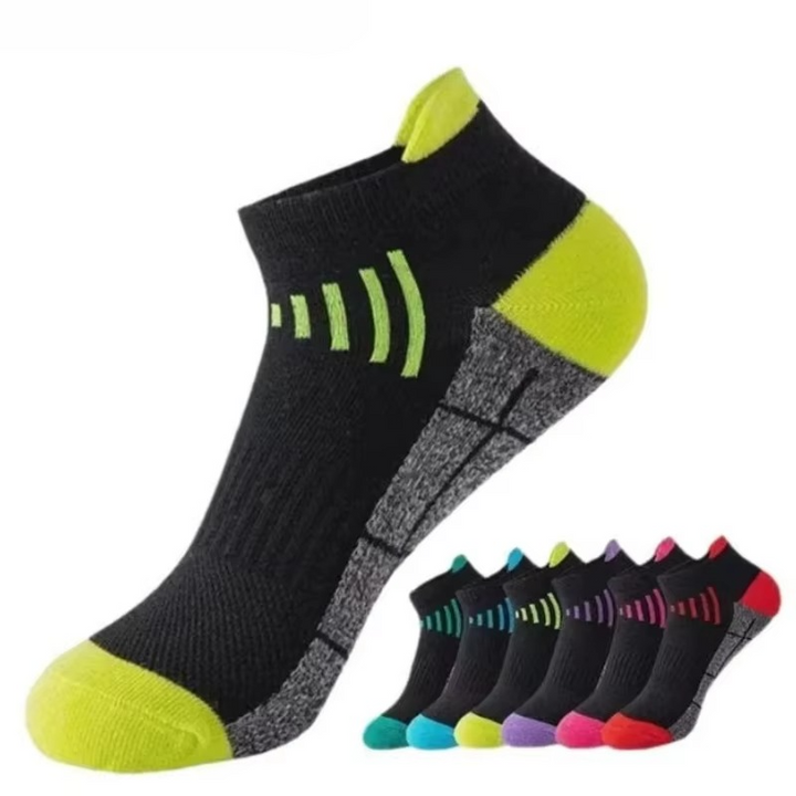 BowLift | 6 Pairs Low Cut Breathable Sports Socks for Men and Women – Sweat Absorbing Odor Resistant Thin Running Socks for Gym and Everyday Wear