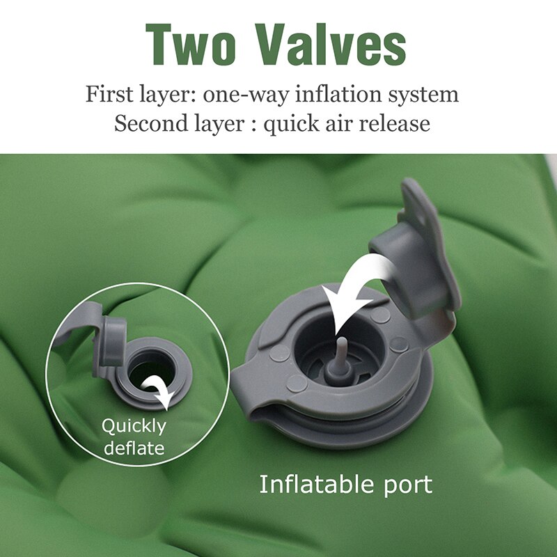 BowLift | Portable Inflatable Built-in Pillow Nature Nest Camping Bed