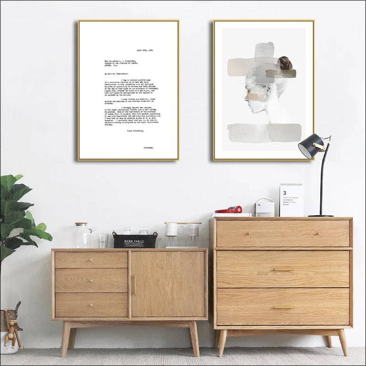 Minimalist Design Trends Gallery Wall Art Fine Art Canvas Prints Nordic Pictures For Living Room Bedroom Scandinavian Home Decor | Bowlift