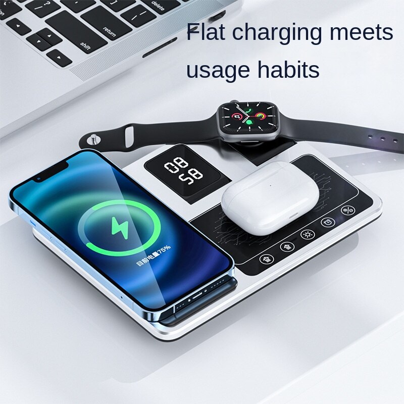 BowLift | All-In-One Wireless Charging Dock Clock