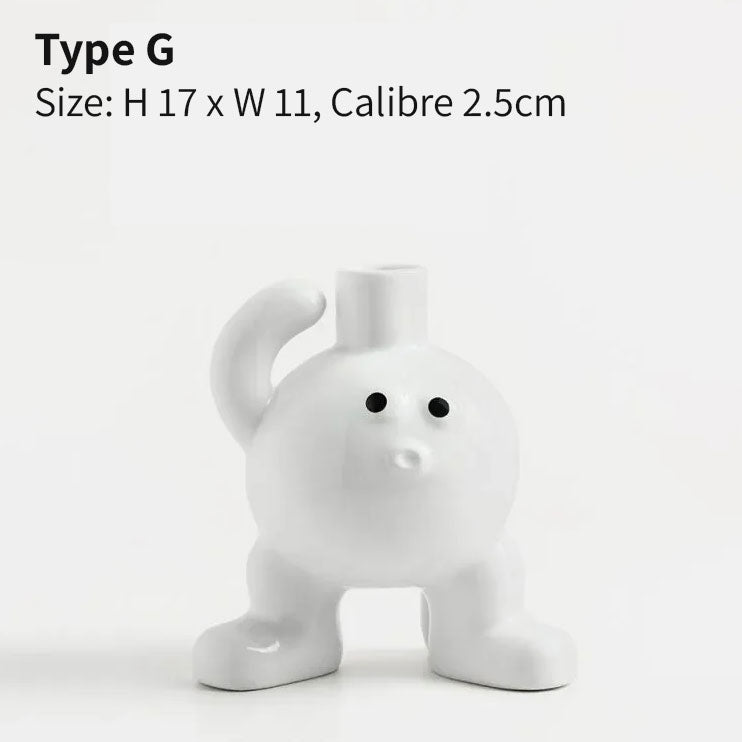 Character Ceramic Vase | Bowlift